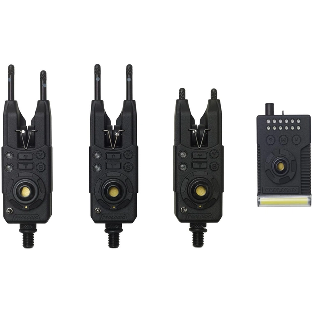 Індикатор клювання Prologic Fulcrum RMX Pro-Bite Alarms Presentation Set 3+1 multi colour (1846.15.90) - изображение 1