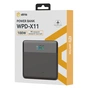 Батарея універсальна Atria 20000mAh, 100W, PD/2.0, LED-TFT дисплей (WPD-X11) - зменшене зображення 9