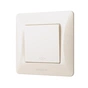 Перемикач Videx BINERA 1кл проміжний кремовий (VF-BNSW1I-CR) - уменьшенное изображение 1