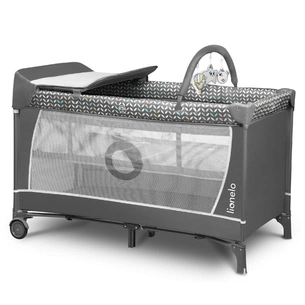 Дитячий манеж Lionelo Flower Grey Scandi (LO-FLOWER GREY SCANDI) зображення 1
