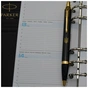 Ручка кулькова Parker IM 17 UKRAINE Black GT BP Тризуб прозорий (22032_T010y) - уменьшенное изображение 4