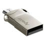 USB флеш накопичувач Apacer 8GB AH173 Silver USB 2.0 OTG (AP8GAH173S-1) - зменшене зображення 4