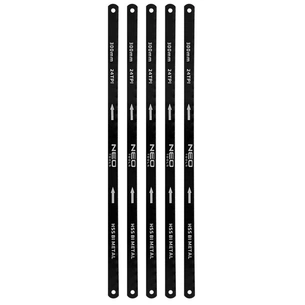 Полотно Neo Tools ножовочне по металу, 24TPI, 300мм, комплект 5шт. (43-355) изображение 1