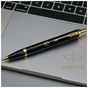 Ручка кулькова Parker IM 17 UKRAINE Black GT BP Тризуб ЗСУ (22032_T039y) - уменьшенное изображение 2
