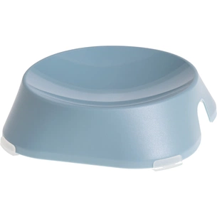 Посуд для котів Fiboo Flat Bowl миска з антиковзаючими накладками блакитна (FIB0085) зображення 1