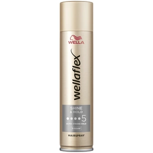 Лак для волосся WellaFlex Shine & Hold 5 Ultra Strong Hold 400 мл (4056800922680/4064666594118) изображение 1