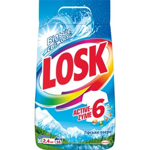 Пральний порошок Losk автомат Гірське озеро 2,4 кг (9000101411768) зображення 1