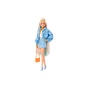 Лялька Barbie "Екстра" білявка з пучком на розпущеному волоссі (HHN08) - зменшене зображення 4