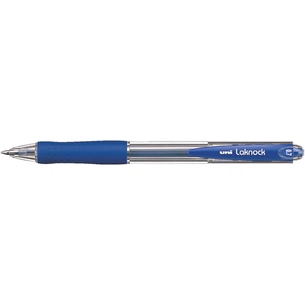Ручка кулькова UNI автоматична Laknock синій 0,5 мм (SN-100.(05).Blue.) зображення 1