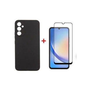 Чохол до мобільного телефона Dengos Kit for Samsung Galaxy A34 5G case + glass (Black) (DG-KM-41) зображення 1