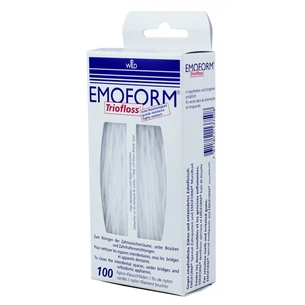 Зубна нитка Dr. Wild Emoform Triofloss суперфлос 100 шт. (7611841137508) изображение 1