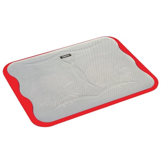 Підставка до ноутбука Omega Ice Cube Laptop Cooler Pad Red (OMNCPCBR) - изображение 1