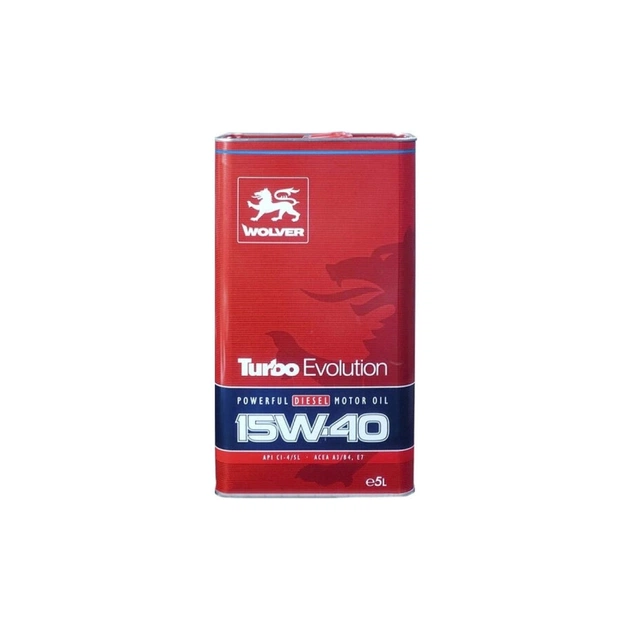 Моторное масло Wolver Turbo Evolution 15W-40 5л (4260360944482) - изображение 1