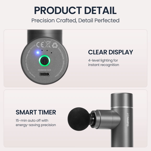 Массажер NAIPO NPMGUN-J11 - изображение 9