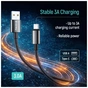 Дата кабель USB 2.0 AM to USB-C 1.0m 3A zinc alloy braided black ColorWay (CW-CBUC098-BK) - уменьшенное изображение 6