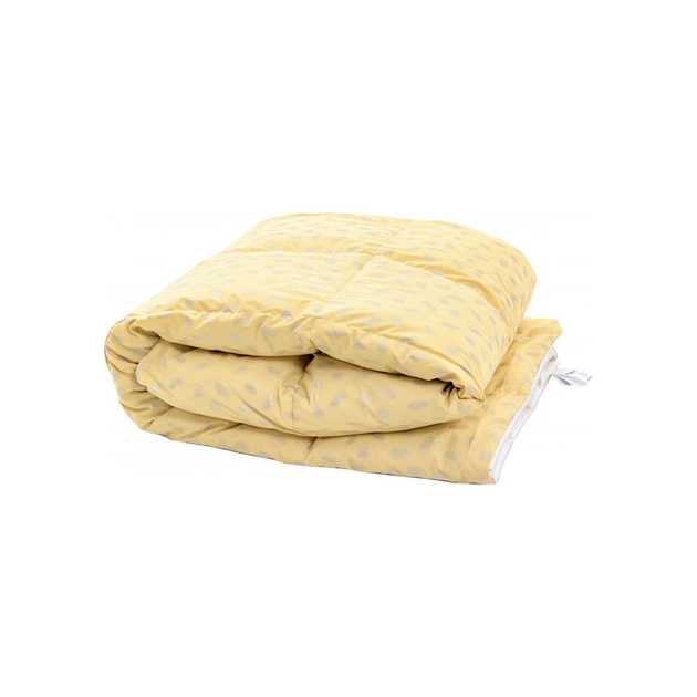 Ковдра MirSon пухова №1836 Bio-Beige 90% пух демі 200x220 см (2200003013412) - изображение 1