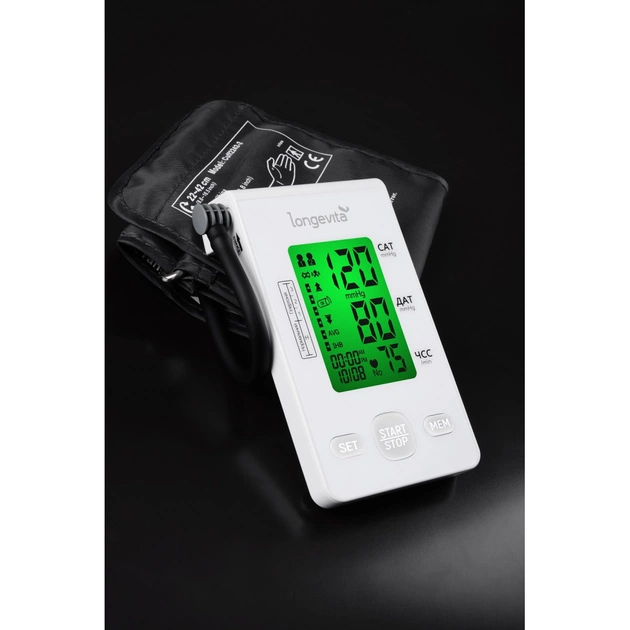 Тонометр Longevita Авт.вимір.артер.тиску LONGEVITA DBP-6179 (DBP-6179) - picture 7