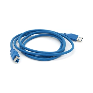 Кабель для принтера USB 3.0 AM/BM 1.8m blue Voltronic (YT-3.0AM\BM-1.8BL) зображення 1