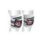 Бинт для спорту RDX на коліна K1 GYM Knee Wraps White/Black Plus (WAH-K1W+) - зменшене зображення 5