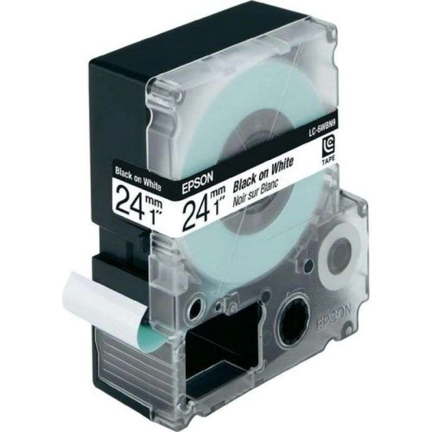 Лента для принтера этикеток Epson LK6WBN (C53S656006) - изображение 1