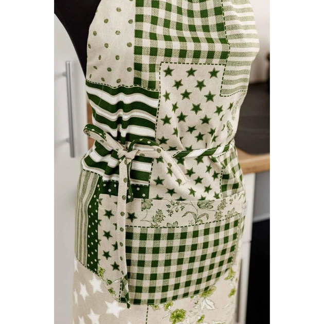 Фартух Прованс Печворк зелений (031642) - picture 4