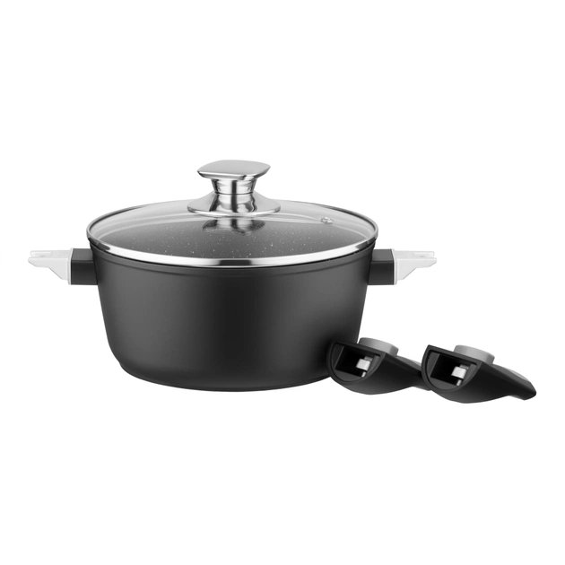 Кастрюля Ardesto Gemini Bari, 2.5л, алюміній, чорний (AR1925AC) - изображение 9