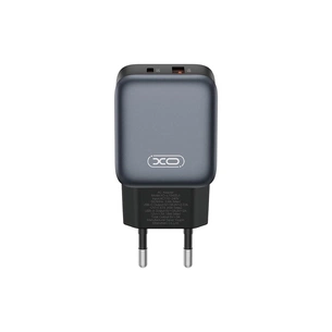 Зарядний пристрій XO L154 USB-C PD20W + USB-A QC3.0 Black (L154.black) зображення 1