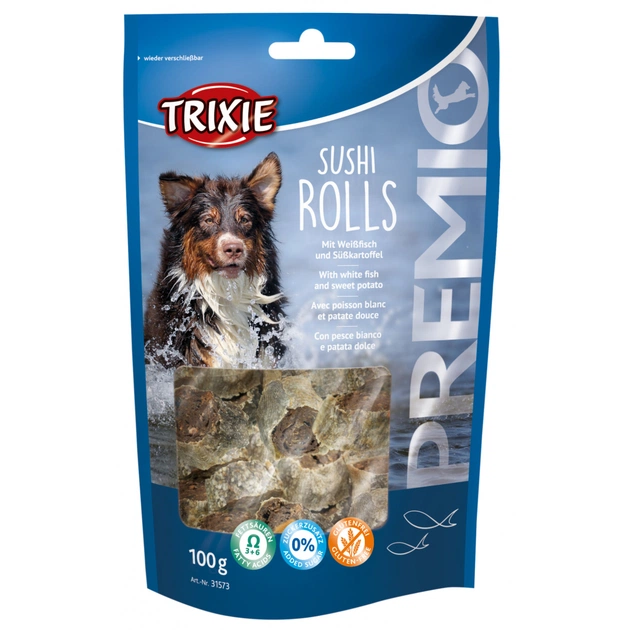 Лакомство для собак Trixie Premio Sushi Rolls с рыбой 100 г (4011905315737) - изображение 1