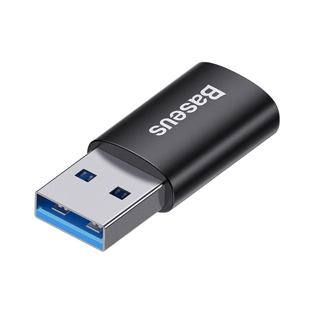 Перехідник USB 3.1 M to USB-C F black Baseus (ZJJQ000101) - picture 5