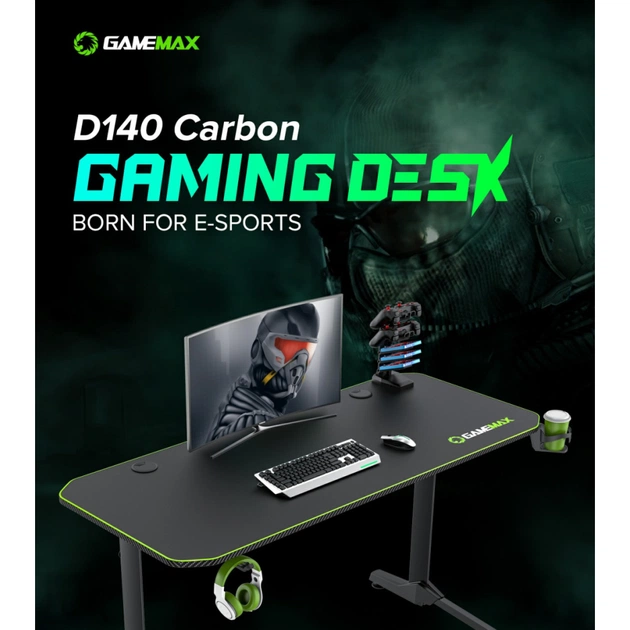 Комп'ютерний стіл Gamemax D140 Carbon - picture 9