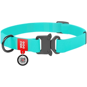Нашийник для тварин WAUDOG Waterproof металічна пряжка-фастекс Ш 20 мм Д 28-40 см ментол (2787) зображення 1