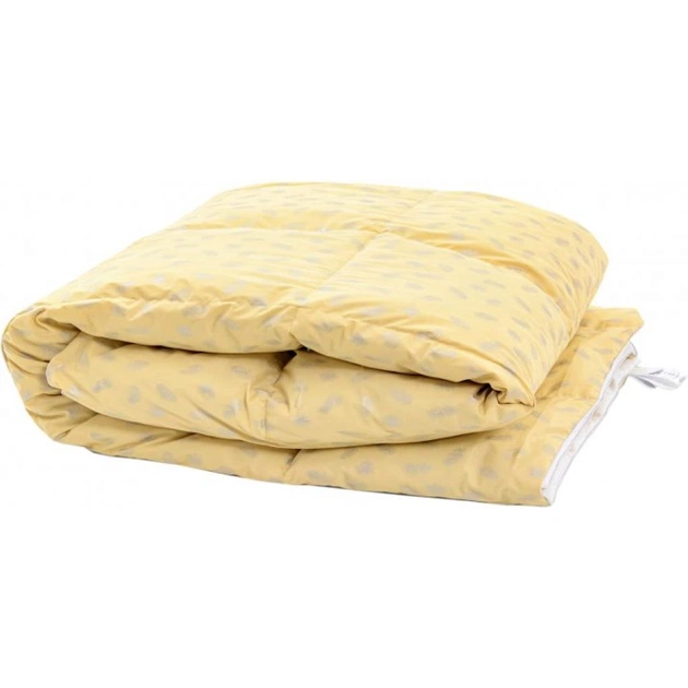 Ковдра MirSon пухова №1827 Bio-Beige 90% пух літо 172x205 см (2200003012859) - изображение 1