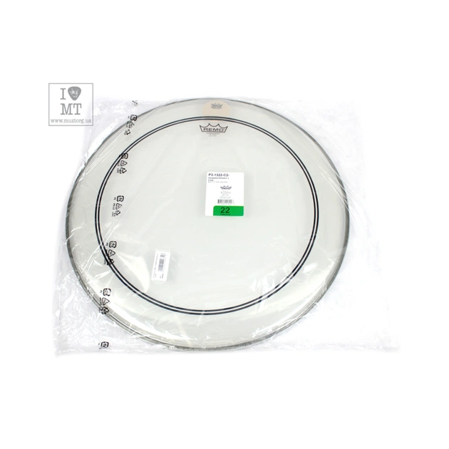 Пластик для барабана Remo Powerstroke 3 Clear 22" (209322) - picture 4