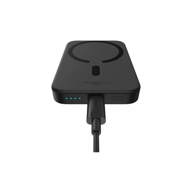 Батарея універсальна Baseus Magnetic Wireless Mini Air 6000mAh 20W PD, QC, Qi-15W, Black (P10059002113-00) - picture 11