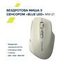 Мишка Canyon MW-21 Wireless Blue LED Cosmic Latte (CNS-CMSW21CL) - зменшене зображення 7