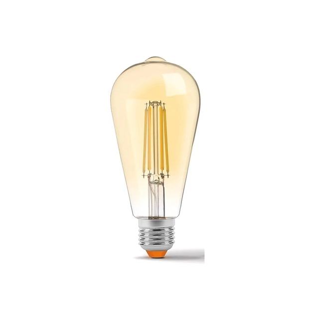 Лампочка TITANUM Filament ST64 6W E27 2200K бронза (TLFST6406272A) - зображення 1