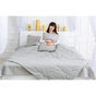 Ковдра MirSon Літній комплект №2619 EcoSilk 16-5703 Light Gray 110x140 (2200003107074) - зменшене зображення 4