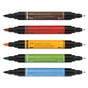 Художній маркер Faber-Castell набір двосторонніх Pitt Artist Pen Dual Marker, 5 кольорів (32416) - зменшене зображення 5