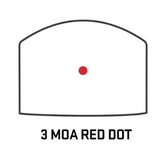 Коліматорний приціл Sig Sauer ROMEO-X COMPACT-BLACKOUT, OPEN, 3 MOA RED DOT, BLACK (SORX1231) - picture 9