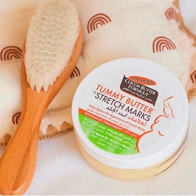 Косметика для мам масло какао для живота від розтяжок з вітаміном Е, 125 г Palmer's (4076-6N) - picture 3