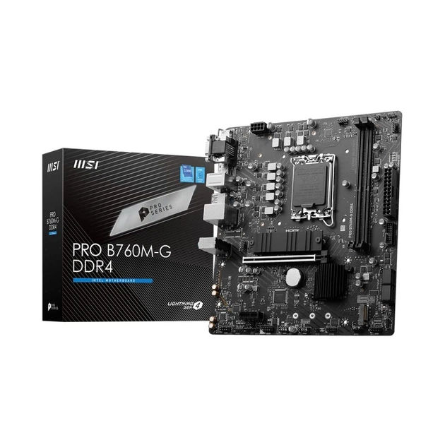 Материнська плата MSI PRO B760M-G DDR4 - зображення 1