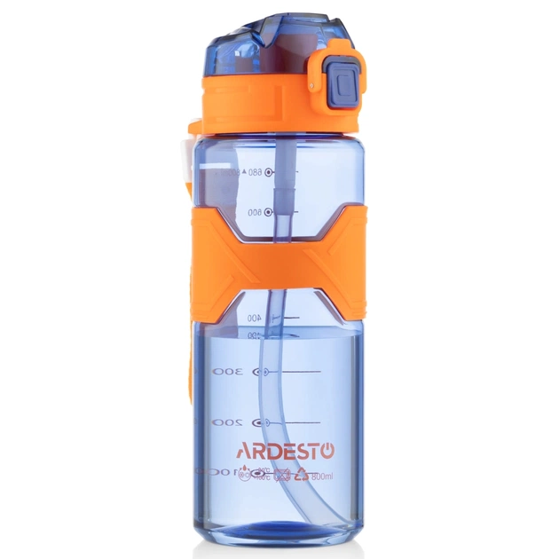 Пляшка для води ARDESTO Fitness 800мл синій (AR2280ED) - зображення 1