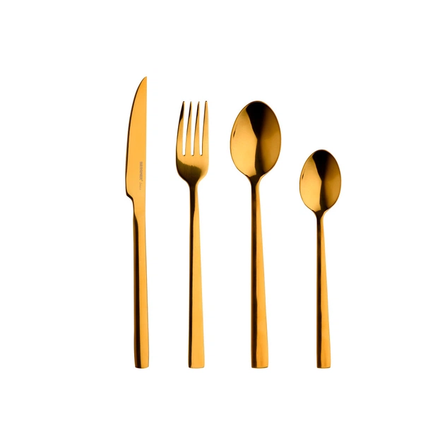 Набір столових приборів Bergner Sofia gold 24 предмета (BG-45143-GD) - изображение 1