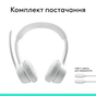 Навушники Logitech Zone 300 Bluetooth Off-White (981-001417) - зменшене зображення 10