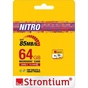 Карта пам'яті Strontium Flash 64GB microSDXC class 10 UHS-1 NITRO 566X (SRN64GTFU1R) - зменшене зображення 2