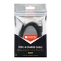 Дата кабель USB 2.0 AM to Lightning 1.0m Black Canyon (CNE-CFI3B) - зменшене зображення 3