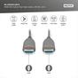 Кабель мультимедійний HDMI M to HDMI M 10m 8K AOC hybrid-fiber black Digitus (AK-330126-100-S) - зменшене зображення 4