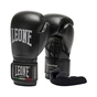Боксерские перчатки Leone GN383 Thunder Black 12 oz (kapu v komplekti) (GN383_Black_12oz) - уменьшенное изображение 1