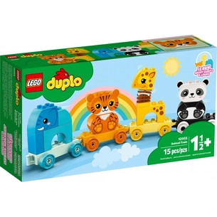 Конструктор LEGO DUPLO My First Потяг з тваринами 15 деталей (10955) зображення 1