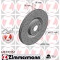 Гальмівний диск ZIMMERMANN 610.3731.52 - зменшене зображення 1